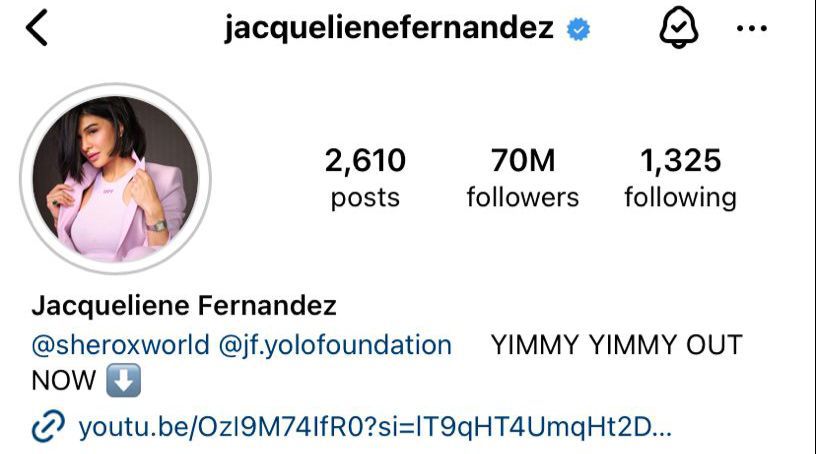 Jacqueline Fernandez now has a whopping 70 million followers on Instagram!