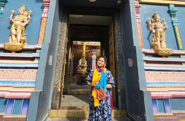 Rashami Desai stands in queue like an ordinary citizen at Ram Mandir in Ayodhya!