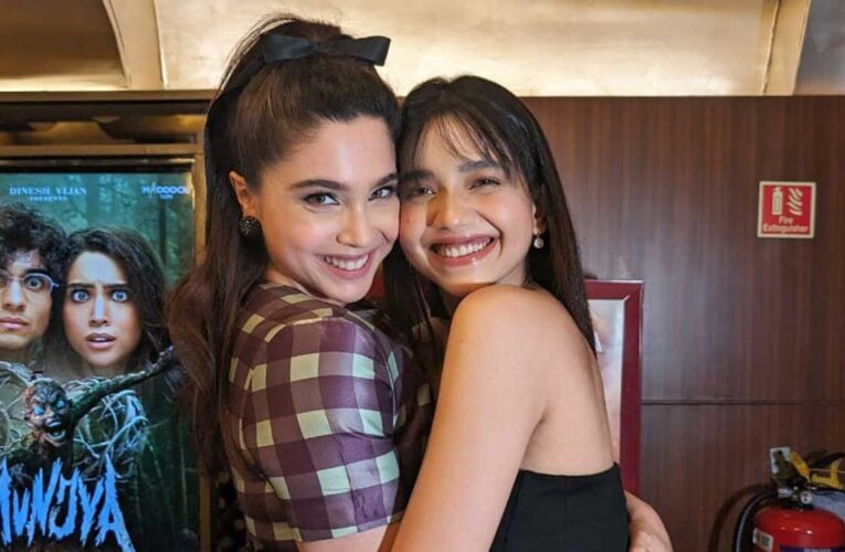 ‘Munjya’ co-actors Bhagyashree and Sharvari highlight a memorable connection!