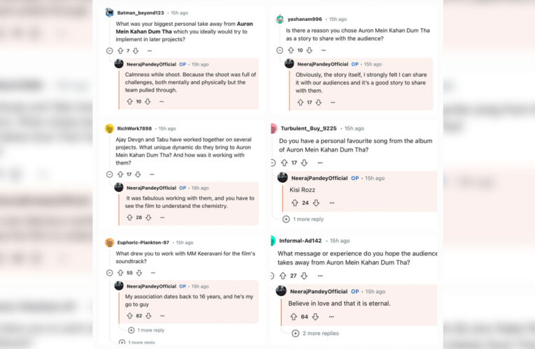 ‘Auron Mein Kahan Dum Tha’ director Neeraj Pandey describes his film as “Life. Love. Eternal”!