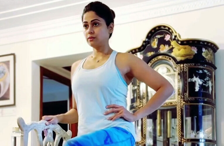 Shamita Shetty hits the gym post surgery!