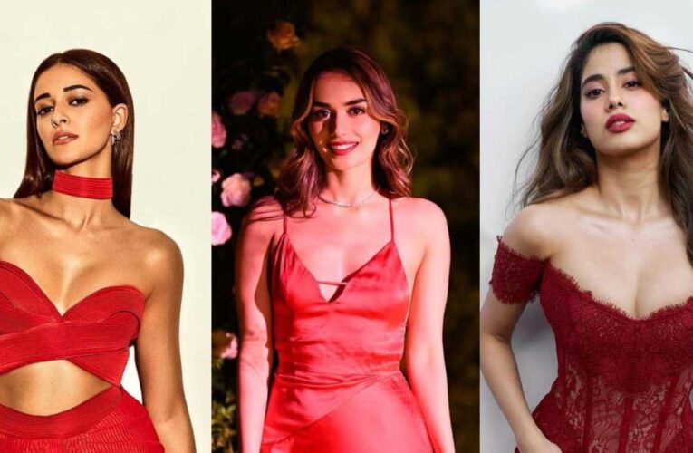 Red is the new black for Shraddha Kapoor, Manushi Chhillar and Ananya Panday!