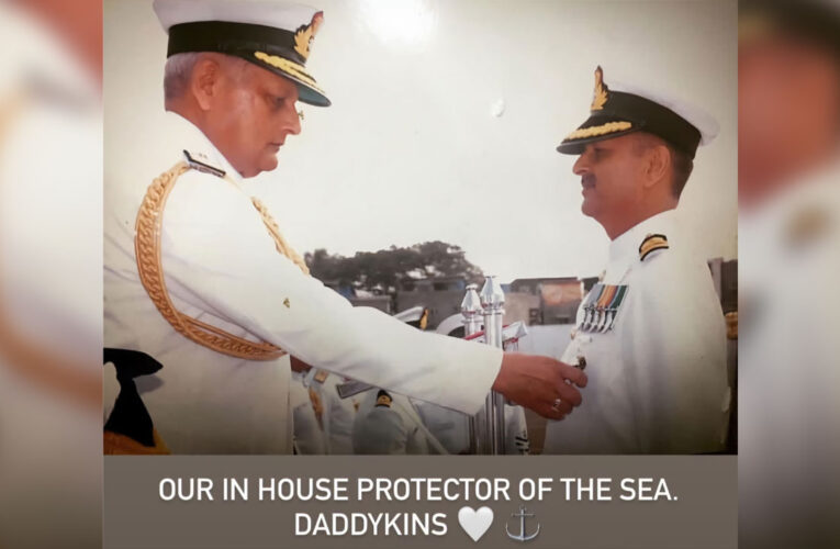 Nikita Dutta paid tribute to the Indian Navy and honored her father !