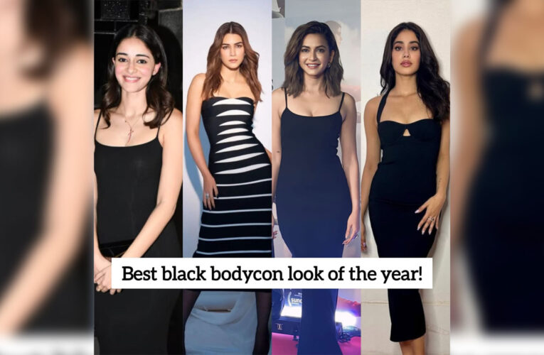 Janhvi Kapoor, Kriti Kharbanda, Ananya Pandey, Suhana Khan and Kriti Sanon Rock Black Bodycon Dress!