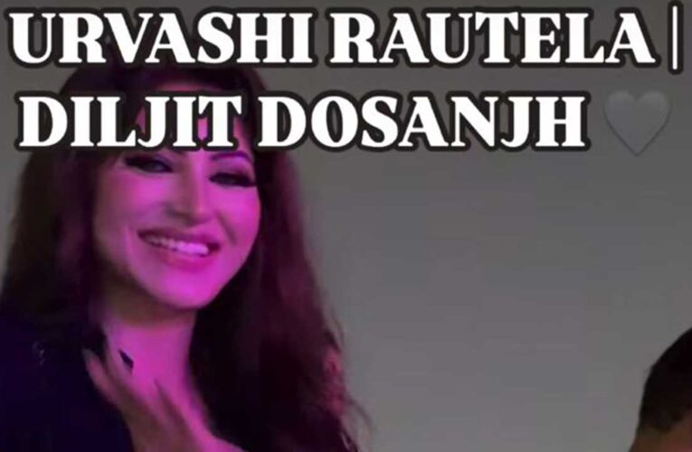 Urvashi Rautela Attends Diljit Dosanjh’s concert!