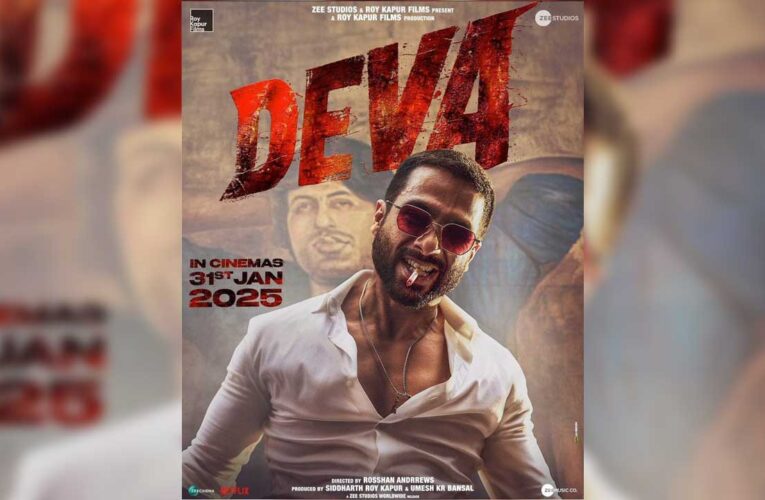 Shahid Kapoor’s Raw Look from DEVA Released!