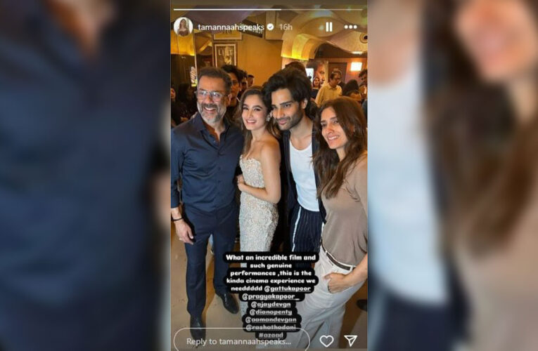 Tamannaah Bhatia Praises Aaman Devgan and Rasha Thadani’s ‘Azaad’!