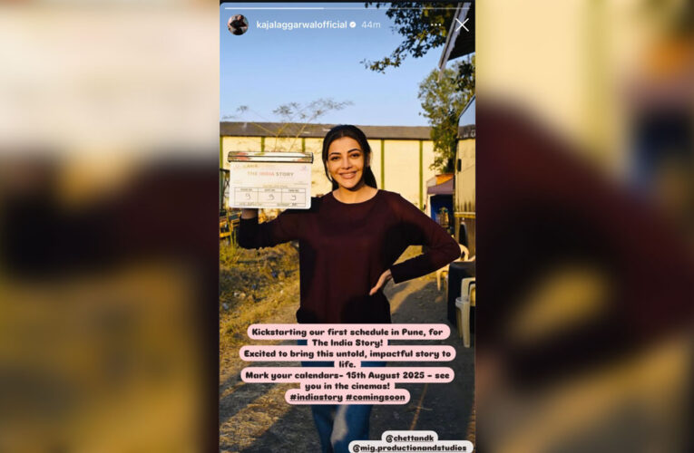 ‘The India Story’, featuring Kajal Aggarwal and Shreyas Talpade, commences shoot!