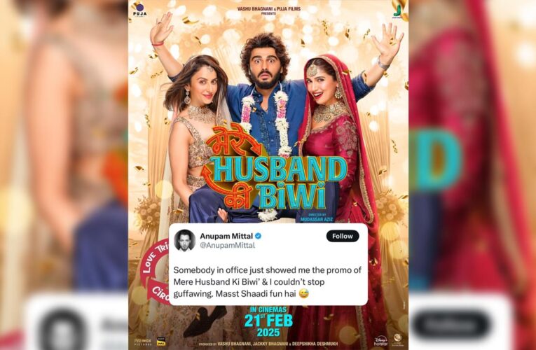 Shaadi.com owner Anupam Mittal finds ‘Mere Husband Ki Biwi’ trailer hilarious!