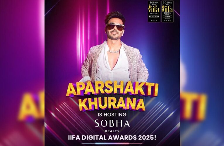 Jaipur* Aparshakti Khurana To Host IIFA Digital Awards 2025 in Jaipur