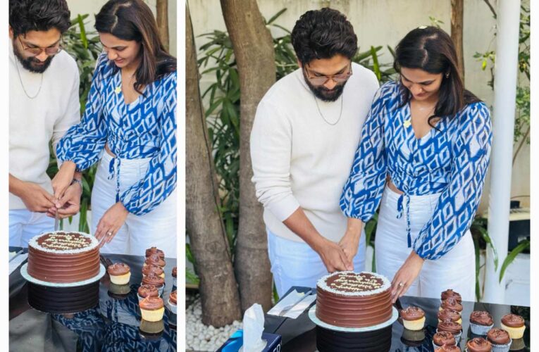 Allu Arjun and Sneha Reddy celebrated their anniversary!