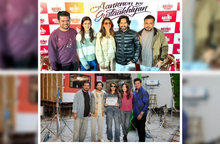 Vikrant Massey and Shanaya Kapoor complete a major schedule of ‘Aankhon Ki Gustaakhiyan’!