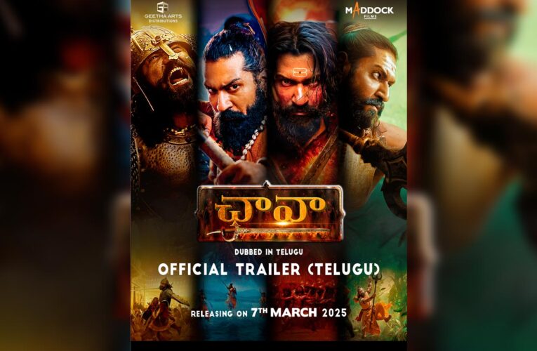 Maddock Films officially unveils the Telugu trailer of ‘Chhaava’!