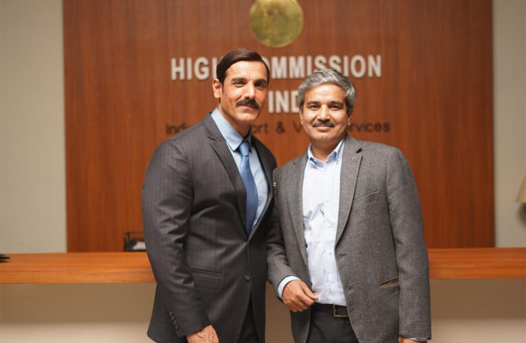 Reel-life Diplomat John Abraham meets Real-Life Indian Diplomat J.P. Singh!