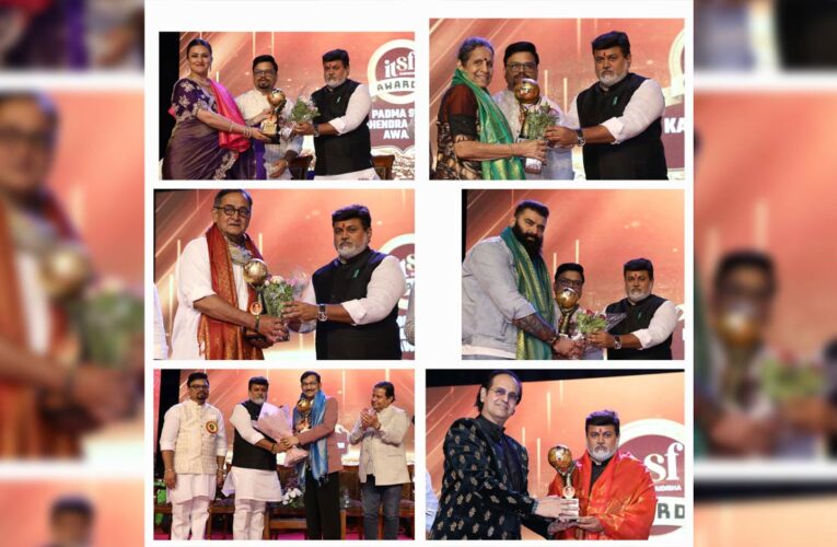 Mahesh Manjrekar, Anup Jalota, Divyanka Tripathi, and More Felicitated at ITFS Awards 2025!