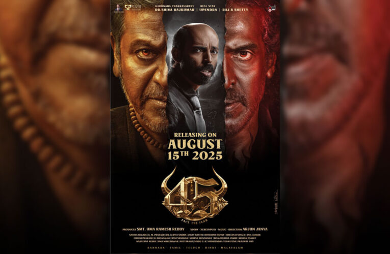 Pan-India film ‘45’ Unveils Teaser at a Grand Launch Event in Mumbai!