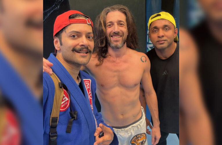 Ali Fazal Trains in Jujutsu with Italian black belt holder, Umberto Barbagallo!