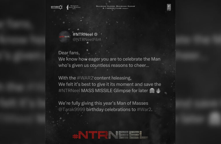 Team NTRNeel Saves the Best for Later, as War 2 Lights Up NTR’s Birthday!