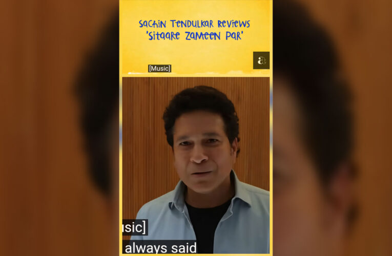 Sachin Tendulkar reviews Sitaare Zameen Par!
