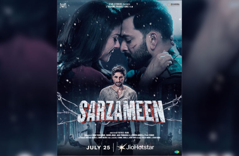 JioHotstar drops the first look of ‘Sarzameen’, a stirring tale of sacrifice, service and the soul of the nation!