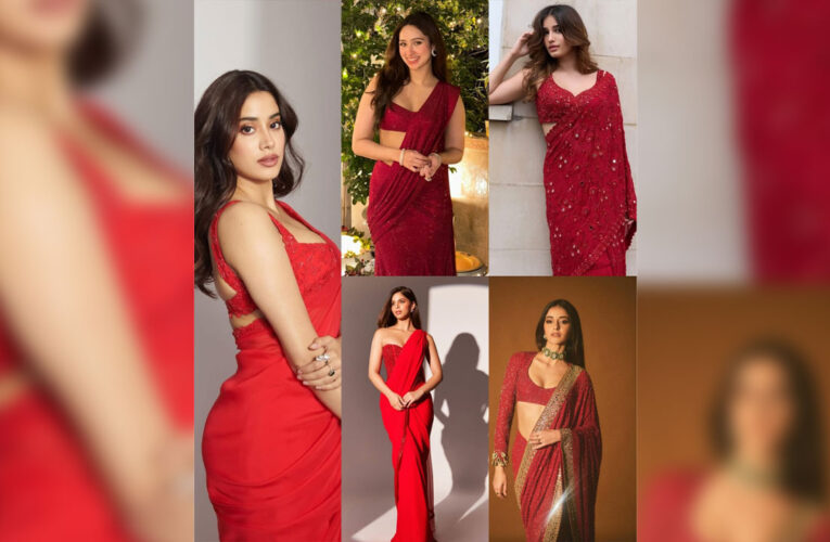 Bollywood Divas Who Slayed in Red Sarees!