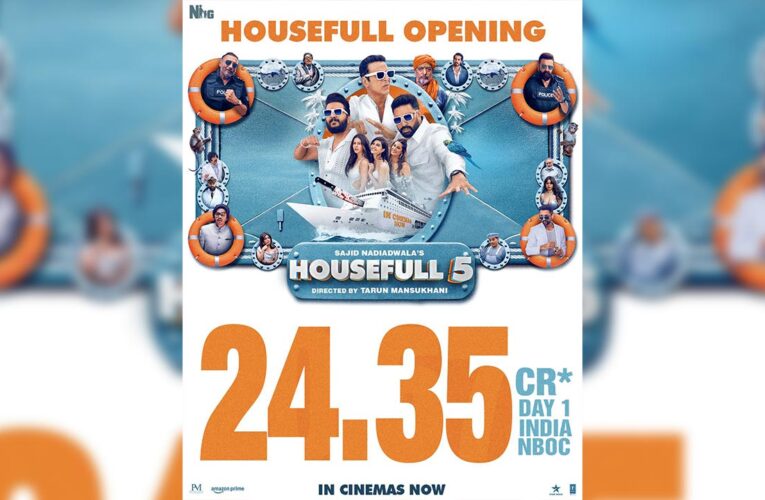 Housefull 5 Mints 24.35 Crores Nett Day 1!