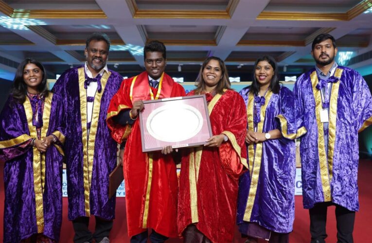 Filmmaker Atlee Honoured with Doctorate by Sathyabama University!