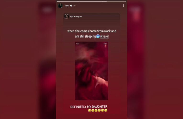 Nysa Devgan has a quirky response to Kajol’s latest track ‘Kali Shakti’ from ‘Maa’!