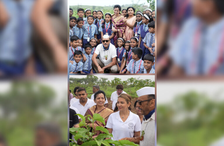 Jackie Shroff Joins 1000-Tree Plantation Drive at Lonikand Biodiversity Park!