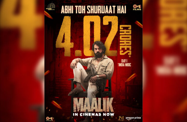 Rajkummar Rao’s ‘Maalik’ Earns ₹4.02 Cr nett in India on Day 1!