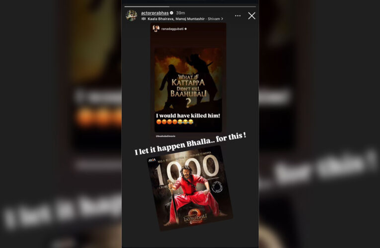 Rana Daggubati and Prabhas have a fun banter around the killing of ‘Bahubali’!