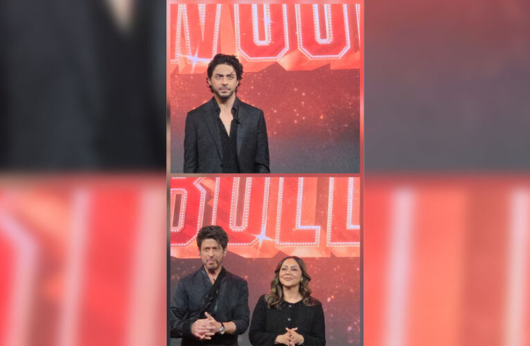 Shah Rukh Khan Presents Director Aryan Khan At The Preview of Netflix’s ‘The Ba*******ds of Bollywood’!