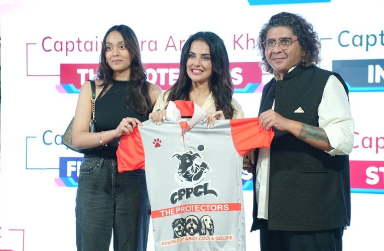 Rajan Shahi and Ishika Shahi unveil jersey for Stars Bats For Strays Celebrity Cricket League!