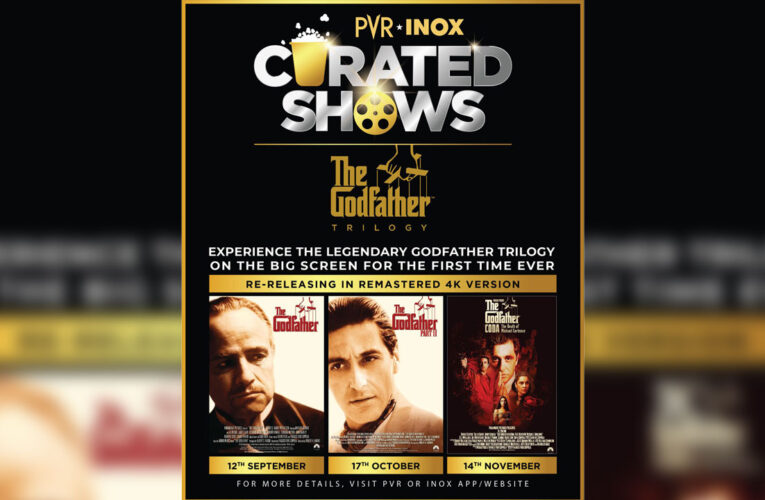The Godfather Trilogy Returns in a stunning 4k restoration at PVR INOX Cinemas!