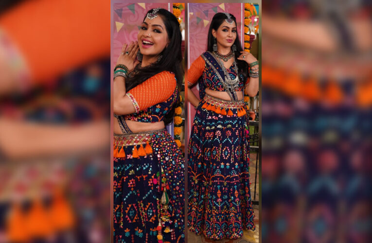BGPH actress Shubhangi Atre on Navratri track, “The real challenge was teaching dandiya to ‘Tiwari Ji’ and ‘Vibhuti Ji’!”!