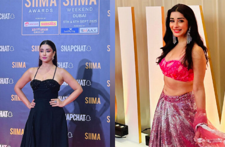 Nyrraa M Banerji Balances Glamour with Professional Milestones at SIIMA Awards 2025!