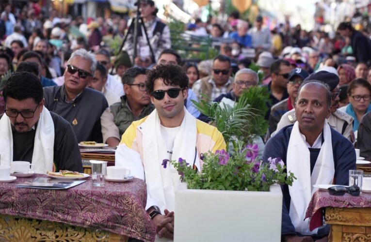 Siddhant Chaturvedi was Guest of Honor at the Inaugural Ceremony of Ladakh Festival 2025!