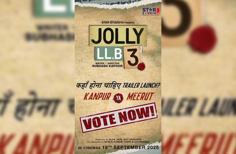 India’s biggest courtroom comedy-drama, Jolly LLB 3, releases September 19th!