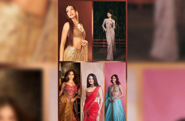 Suhana Khan, Pratibha Ranta, Khushi Kapoor and Ananya Panday Pull Off the Best Ethnic Wear this Diwali!