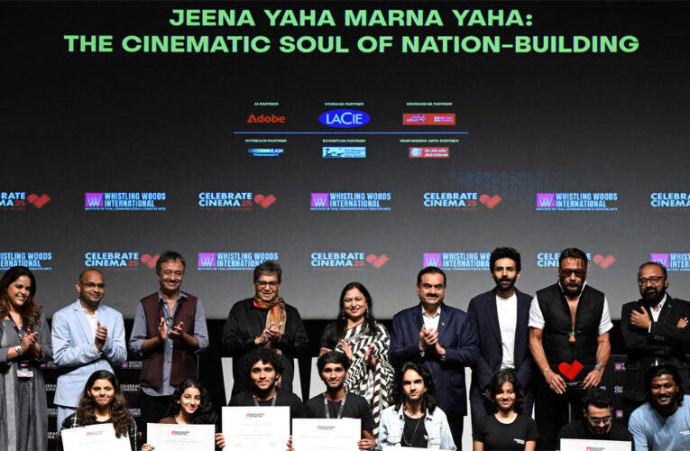 Mr. Gautam Adani inspires young storytellers at Whistling Woods International!