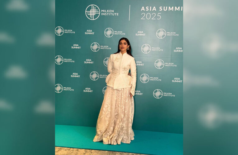 At Milken Asia Summit, Bhumi Satish Pednekkar, talks about breaking stereotypes without caring much for the world!