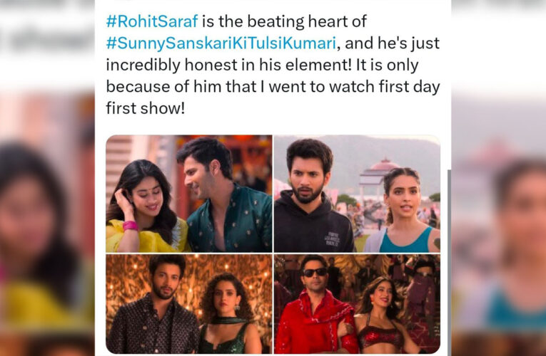 Fans praise Rohit Saraf’s performance in ‘Sunny Sanskari Ki Tulsi Kumari’!