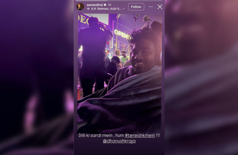 Director of ‘Tere Ishk Mein’ Aanand L Rai Shares a Candid Glimpse of Superstar Dhanush!