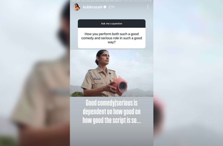 As a performer Kubbra Sait can seamlessly balance drama, humor, and realism!