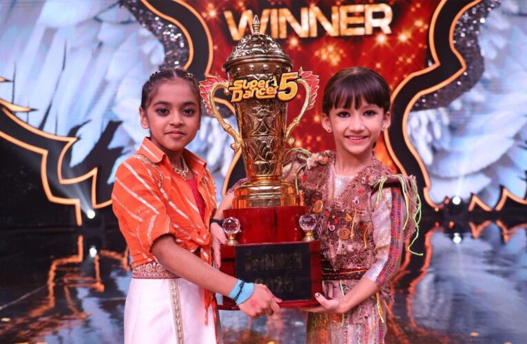 Adhyashree and Sukriti Crowned Joint Winners of Super Dancer Chapter 5!