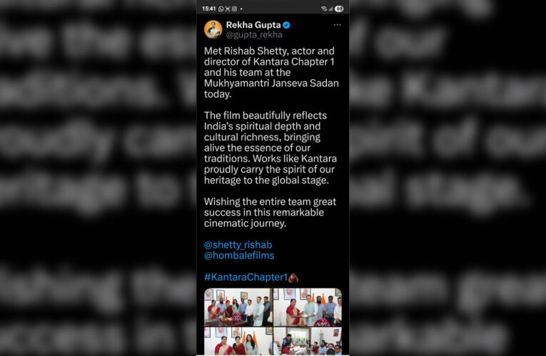 Delhi CM Rekha Gupta Praises Kantara Chapter 1’s Celebration of Indian Culture!