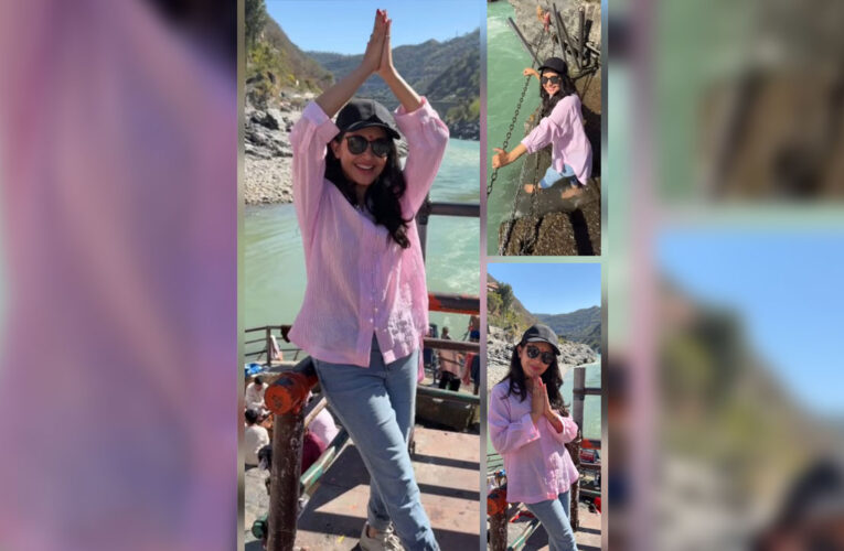 BGPH Actress Shubhangi Atre Visits the Sacred Town of Devprayag in Uttarakhand!