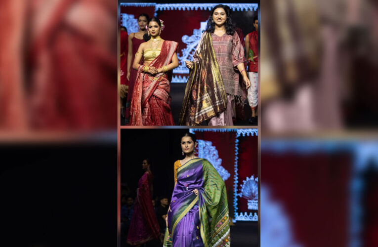 Utkalamrita Stands as a Proud Ambassador of Odisha, Showcases Odisha’s Heritage at Bhubaneswar Times Fashion Week!