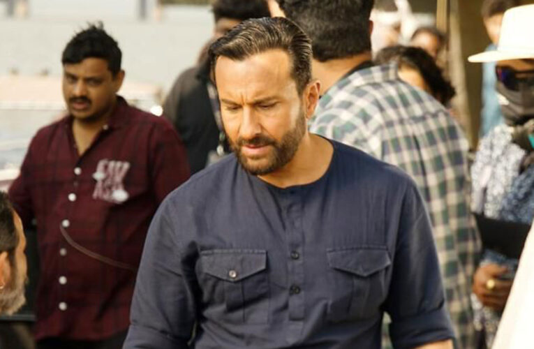 Saif Ali Khan was spotted shooting for the film by Priyadarshan ‘Haiwaan’ in Alibaug!