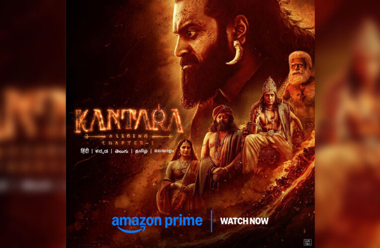 ‘Kantara: A Legend Chapter 1’ Premieres on Prime Video!